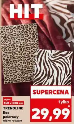 Kaufland TRENDLINE Koc polarowy oferta