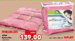 Kaufland AMW Kołdra Eko z pierzem oferta