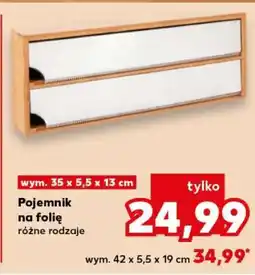 Kaufland Pojemnik na folię oferta