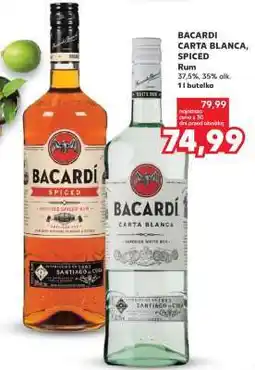 Kaufland BACARDI CARTA BLANCA, SPICED oferta