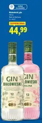 Lidl Białowieski, gin oferta