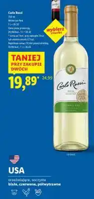 Lidl Carlo Rossi White oferta
