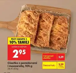 Biedronka Ciastko z pomidorami i mozzarellą, 105 g oferta