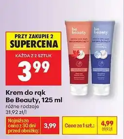 Biedronka Krem do rąk Be Beauty, 125 ml oferta