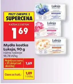 Biedronka Mydło kostka Luksja 90 g oferta