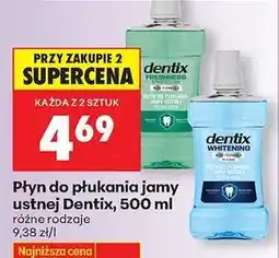 Biedronka Płyn do płukania jamy ustnej Dentix, 500 ml oferta