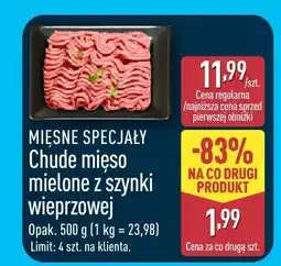 ALDI Mięsne specjały chude mięso mielone z szynki wieprzowej oferta
