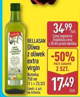 ALDI Oliwa z oliwek extra virgin Bellasan oferta