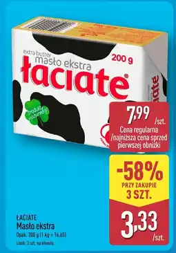 ALDI Masło ekstra ŁACIATE oferta