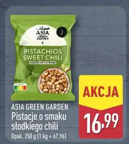 ALDI Pistacje o smaku słodkiego chili Asia Green Garden Opak. 250 g (1 kg = 67,96) oferta