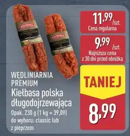 ALDI Kiełbasa polska długodojrzewająca oferta