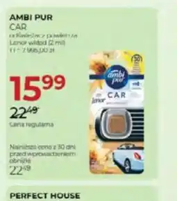 Jawa Drogerie Ambi Pur Car wkład Lenor oferta