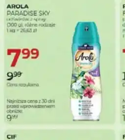 Jawa Drogerie Arola Paradise Sky odświeżacz oferta