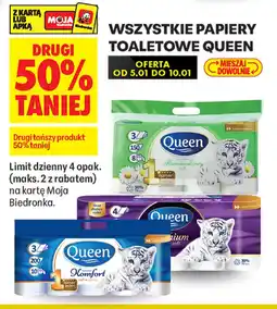 Biedronka Queen Papiery toaletowe oferta