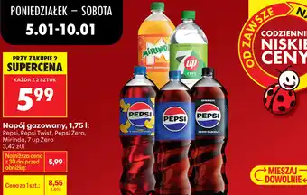 Biedronka Napój gazowany Pepsi, Mirinda, 7up oferta