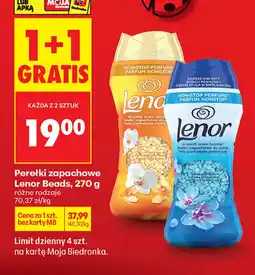 Biedronka Lenor Perełki zapachowe Beads oferta