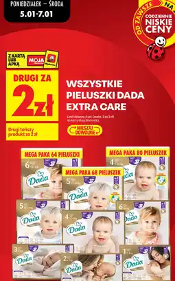 Biedronka Dada Pieluszki Extra Care oferta