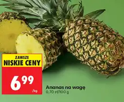 Biedronka Ananas na wagę oferta