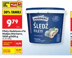 Biedronka Marinero Filety śledziowe a'la Matjas oferta