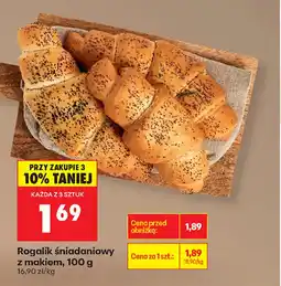 Biedronka Rogalik śniadaniowy z makiem oferta