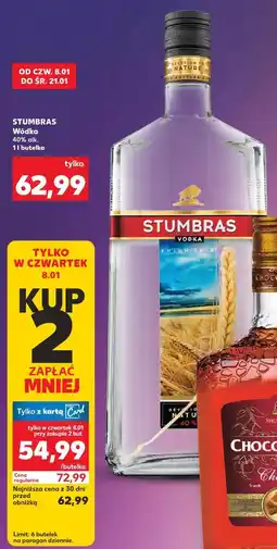 Kaufland STUMBRAS Wódka oferta