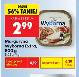 Biedronka Margaryna Wyborna Extra oferta