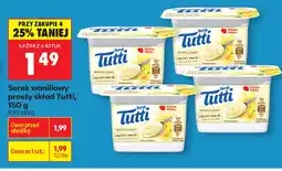 Biedronka Tutti Serek waniliowy prosty skład oferta