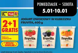 Biedronka Fruvta jogurt owocowy oferta