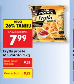 Biedronka Mr. Potato Frytki proste oferta