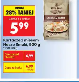 Biedronka Kartacze z mięsem Nasze Smaki oferta