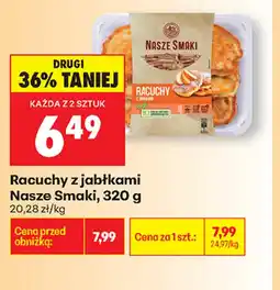 Biedronka Racuchy z jabłkami Nasze Smaki oferta