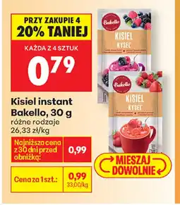 Biedronka Bakello Kisiel instant oferta