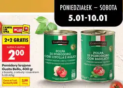 Biedronka Gusto Bello Pomidory krojone oferta