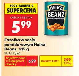 Biedronka Fasolka Heinz Beanz oferta
