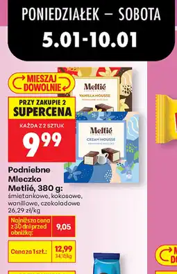 Biedronka Podniebne Mleczko Meltié oferta