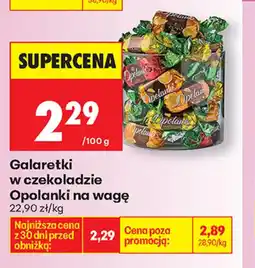 Biedronka Opolanki Galaretki w czekoladzie oferta