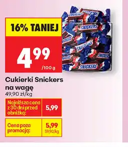 Biedronka Cukierki Snickers oferta