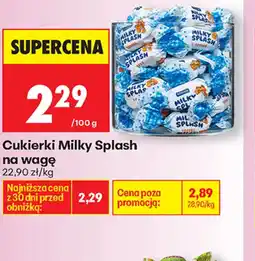 Biedronka Cukierki Milky Splash oferta