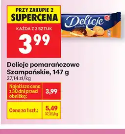 Biedronka Delicje pomarańczowe Szampańskie oferta