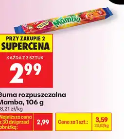 Biedronka Guma rozpuszczalna Mamba oferta