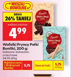 Biedronka Bonitki Wafelki Pryncypałki oferta