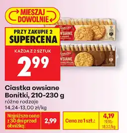 Biedronka Bonitki Ciastka owsiane oferta
