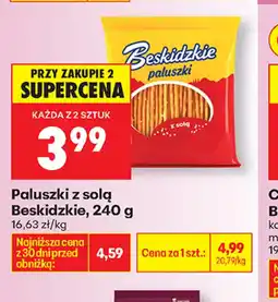 Biedronka Beskidzkie Paluszki z solą oferta