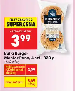 Biedronka Pano Bułki Burger Master oferta