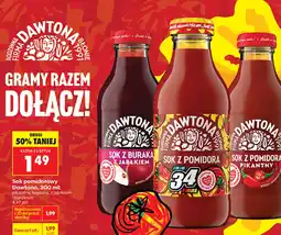 Biedronka Dawtona Sok pomidorowy oferta