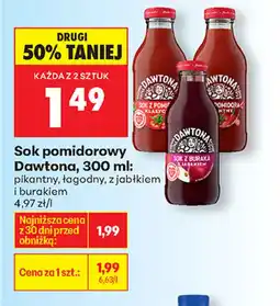 Biedronka Dawtona Sok pomidorowy oferta