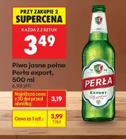Biedronka Perła piwo jasne pełne oferta