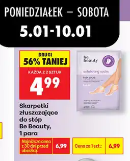 Biedronka Be Beauty Skarpetki złuszczające oferta