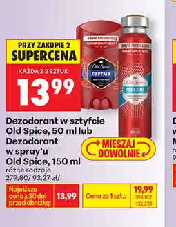 Biedronka Old Spice dezodorant oferta