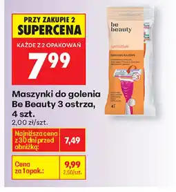 Biedronka Maszynki do golenia Be Beauty 3 ostrza oferta